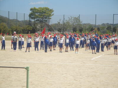 開会式応援合戦