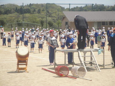 閉会式練習
