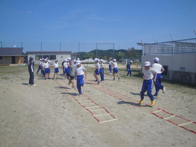 6年陸上練習1