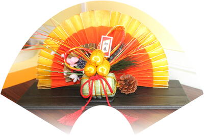 ★正月飾り★校長先生手作りです。