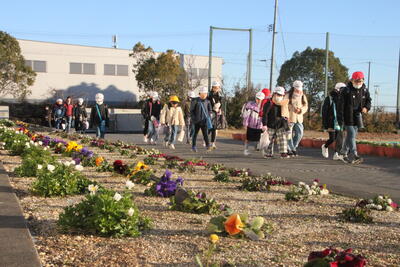 朝日を浴びて01
