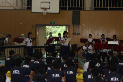 吹奏楽抱負発表