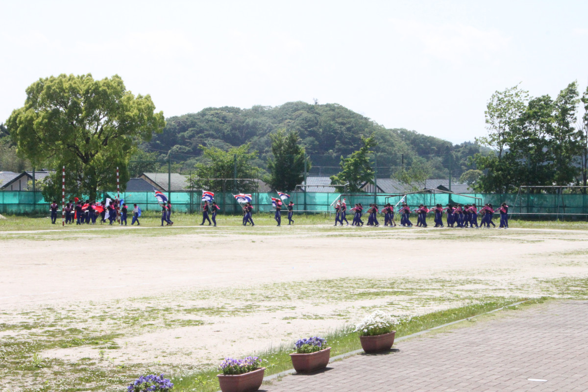 5･6年鼓笛練習01