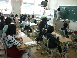 ３年２組英語で話してみよう