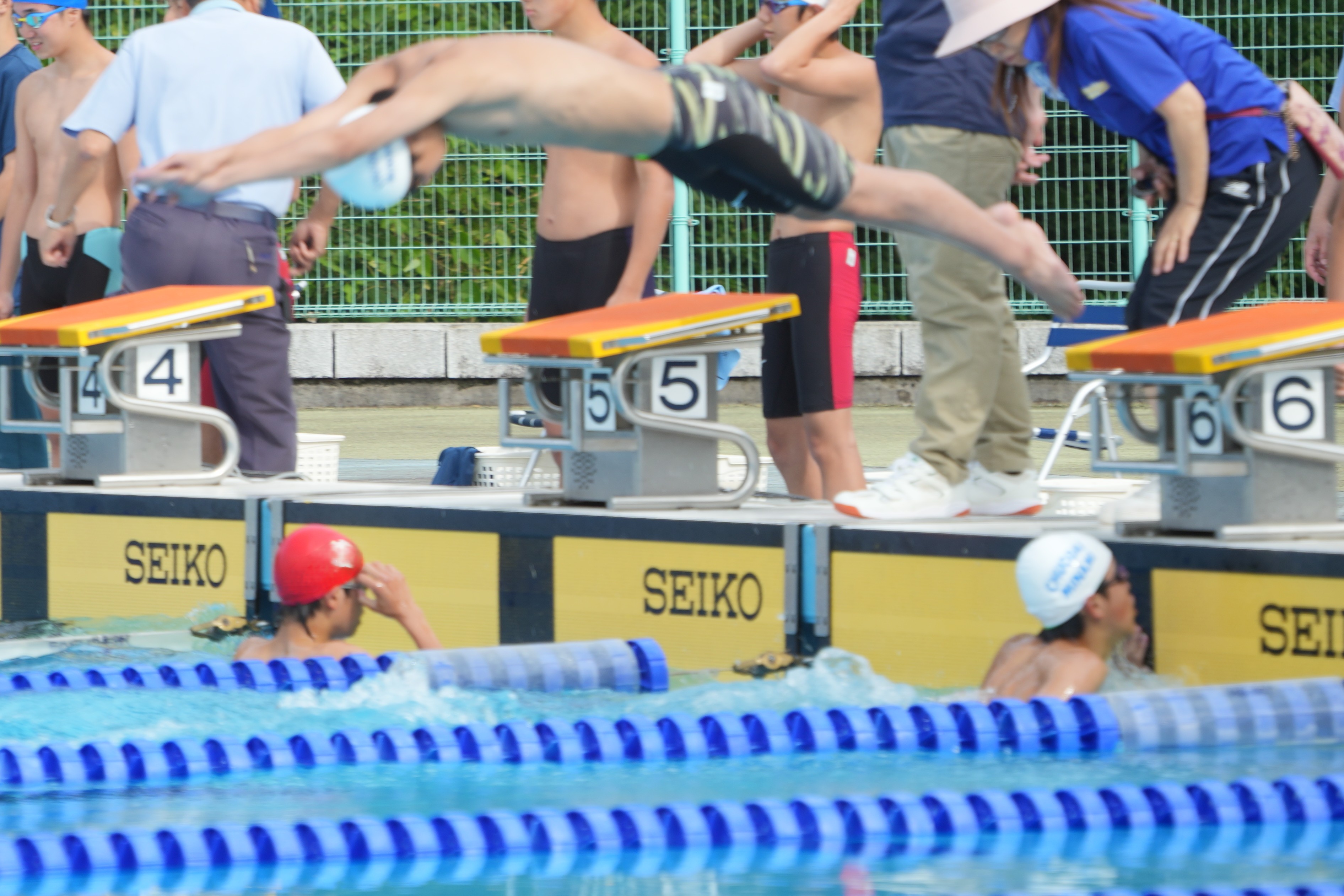 30E 男子400FR 引き継ぎ