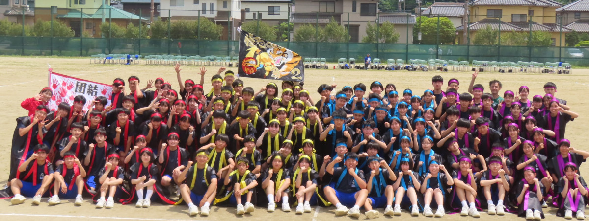 体育祭３年生集合