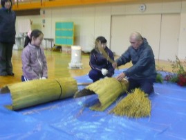 男締めを教えてもらいました