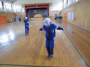 二重跳びにチャレンジ