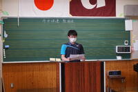 3年間の思いを述べました 3年間の思いを述べました