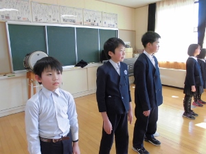 歌の練習の様子