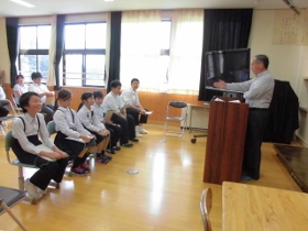 人権教室の様子