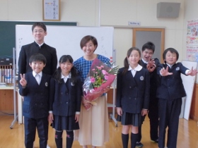 笑顔の「え」の顔で