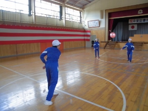 遊んでいる様子