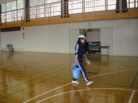 ぞうきんがけします。