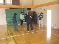 先生方も協力して