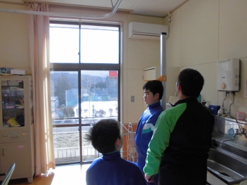 身体測定の様子