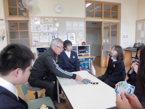 校長先生も真剣勝負です