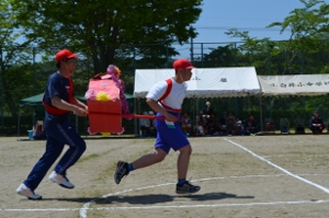 おみこしリレー（紅）