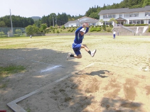 走り幅跳び練習