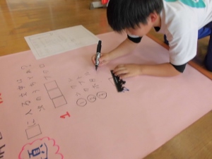 新聞作りの様子