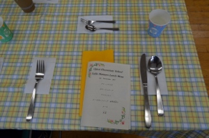 きれいに飾られています。