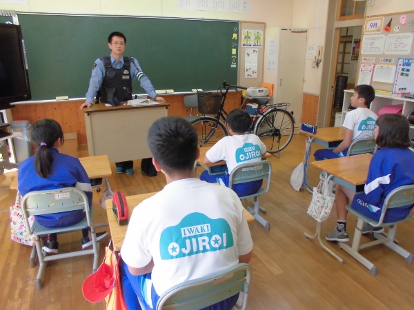 交通安全教室の様子