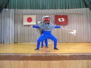 神楽練習の様子