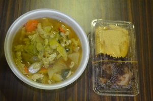 お雑煮ときなこ餅、あんこ餅