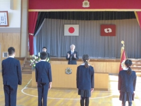 新しい校長先生のお話