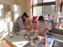 女子チームはパンケーキ