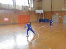 女子チームの攻撃