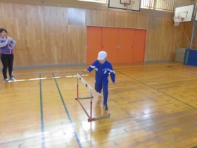 軸足に注意して