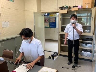 始業式：開会のことば