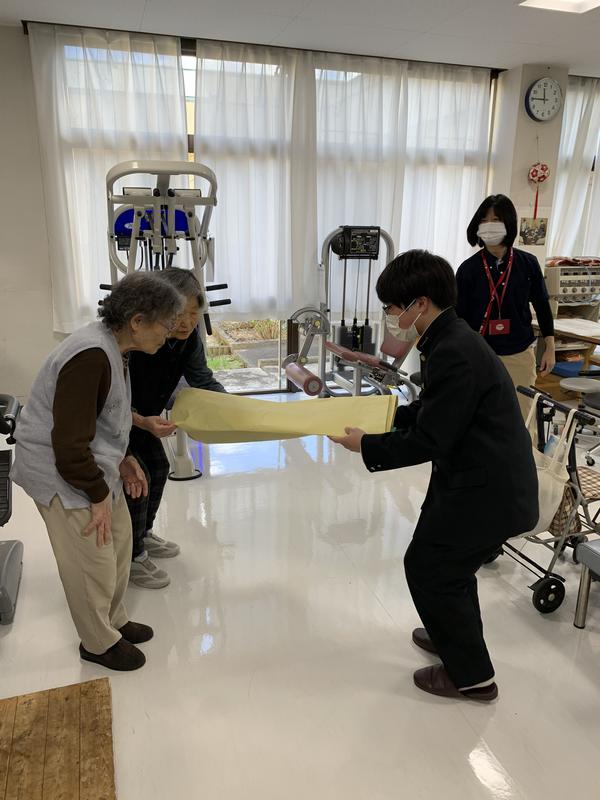 入所者の方にお渡ししています。