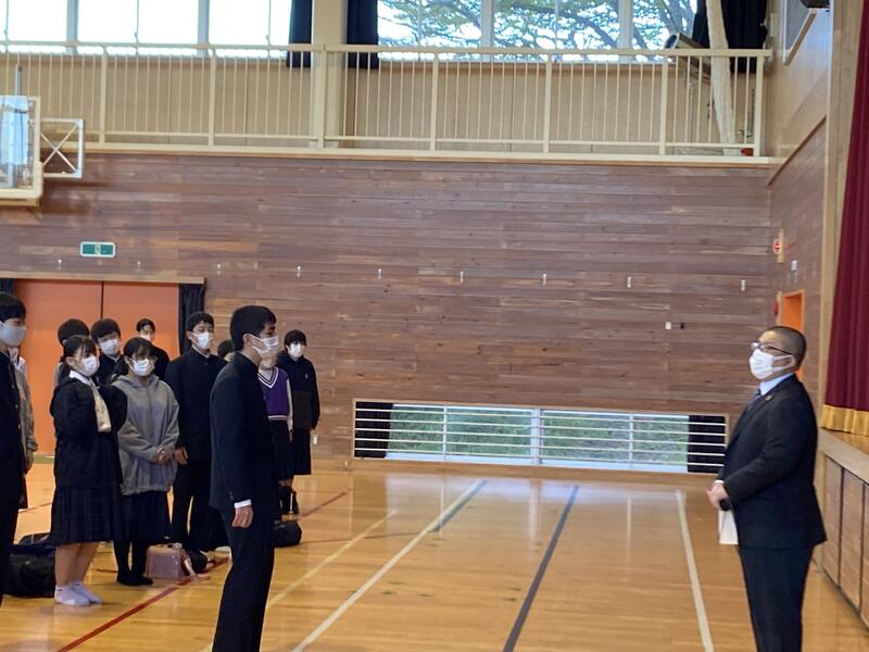 出発のあいさつ