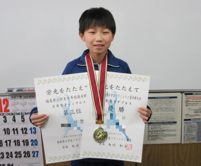 バトミントン優勝