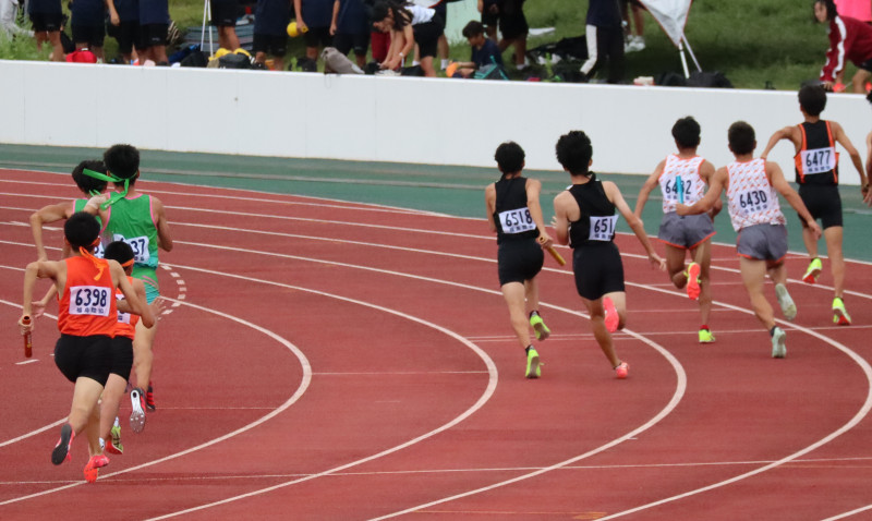 男子リレー３そう