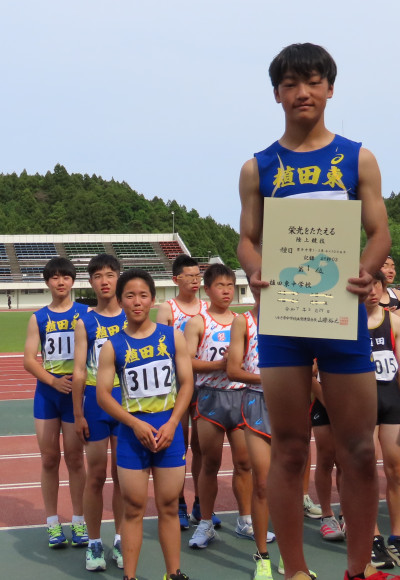 １位　リレーチーム