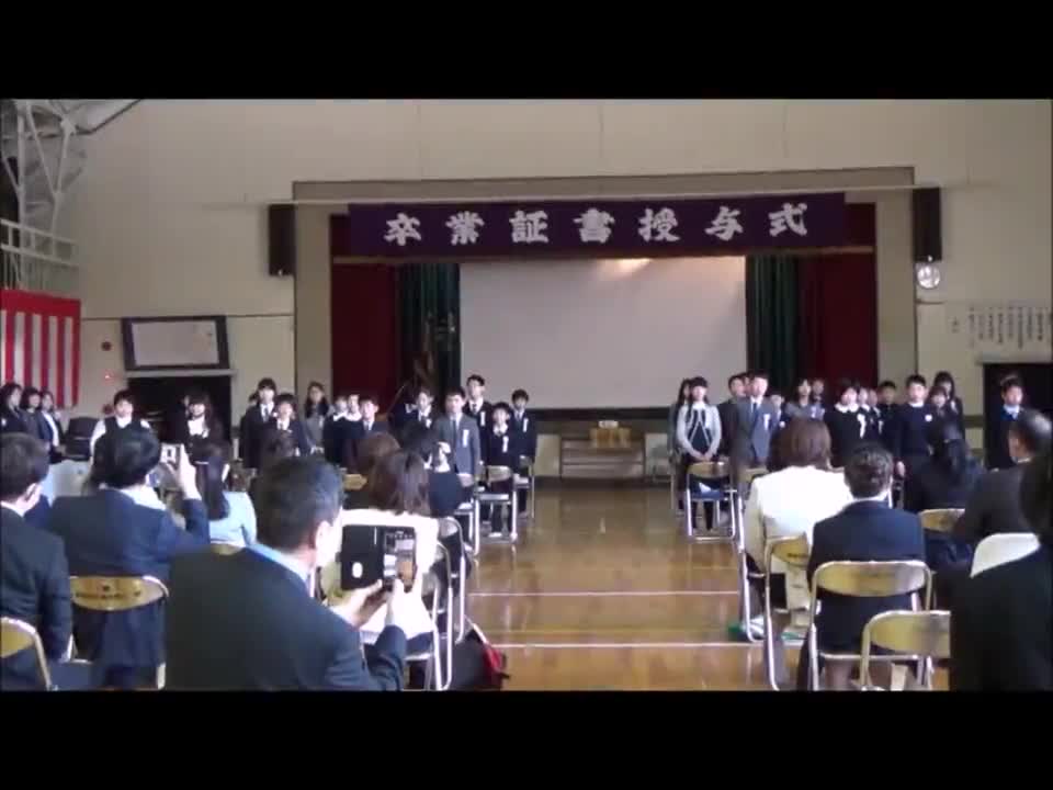 卒業式　別れの歌【動画】