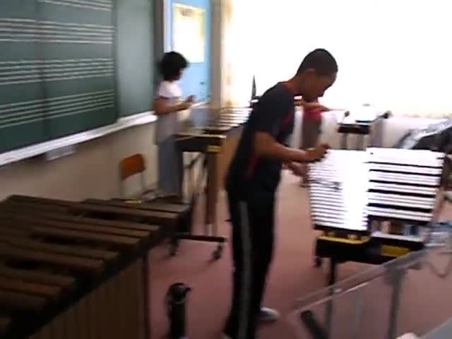 木琴パート練習