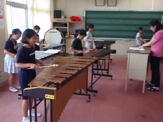 木琴パート練習