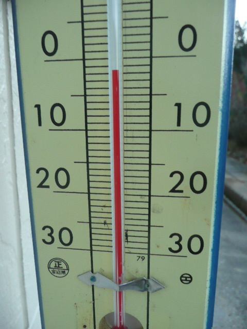温度計－２℃